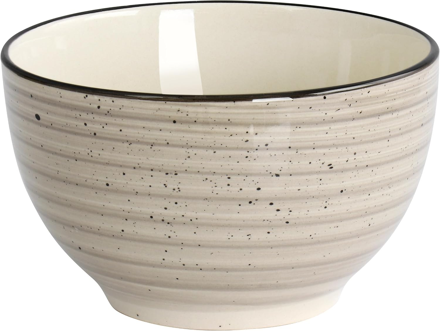 Cream Stoneware Dinnerware Set, 24 Pieces - Image 5